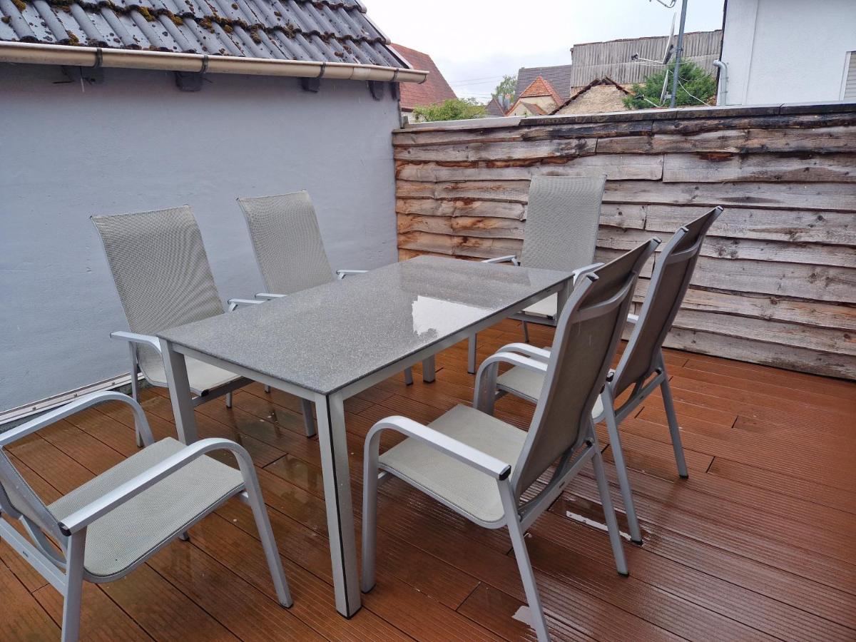 Ferienwohnung Blumenshein Bei Speyer Karlsruhe Familienfreundlich 5 Pers Zeiskam Esterno foto